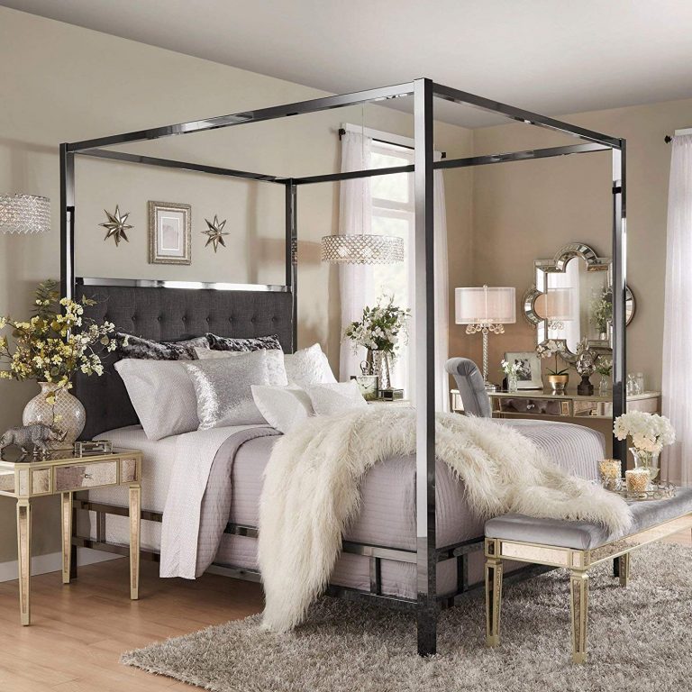 Best Canopy Beds 2021 Reviews And, Gold Metal Canopy Bed Frame Queen
