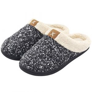 Best Value (Women's) – Ultraideas Women's Cozy Memory Foam Slippers
