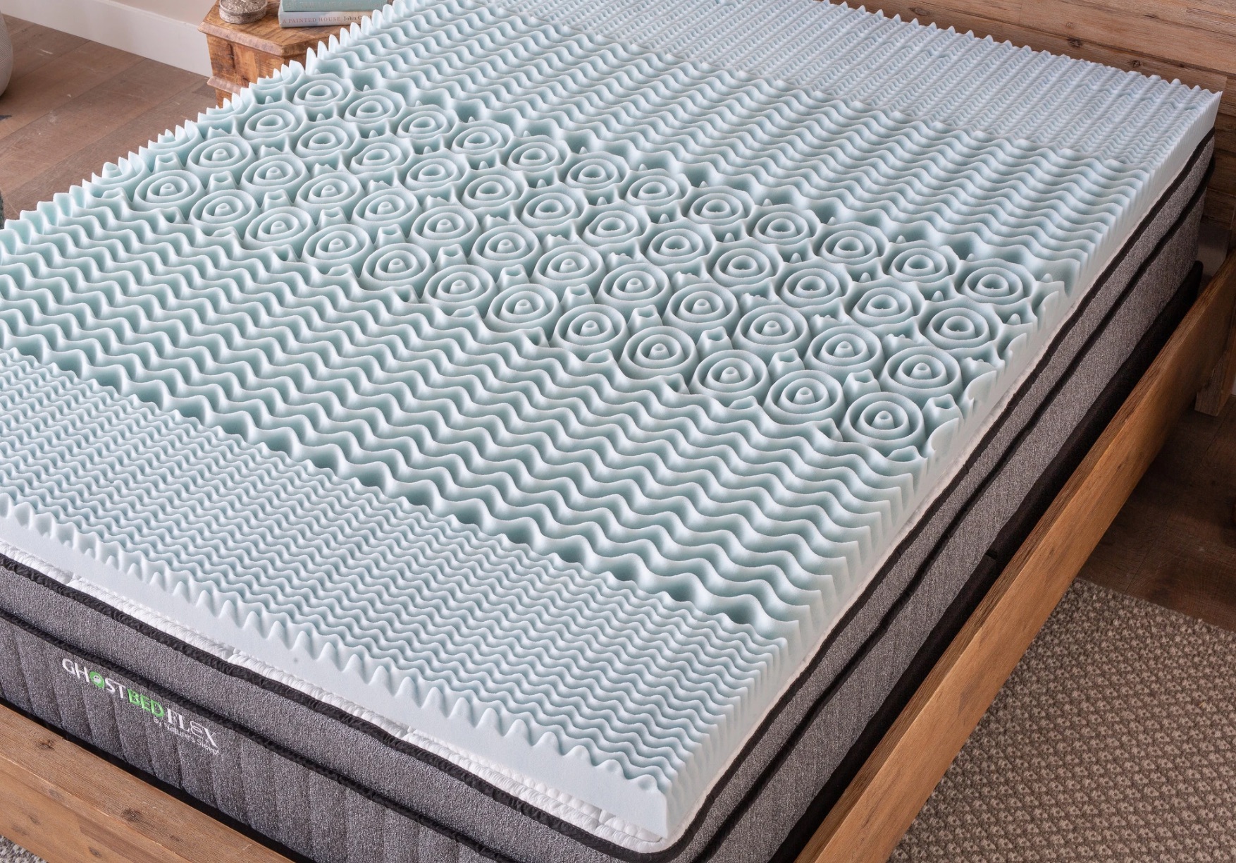 cooling topper for memory foam mattress